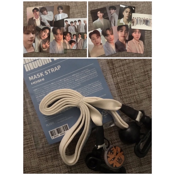 seventeen incomplete trading card tc photocard tc strap mask incom hoshi