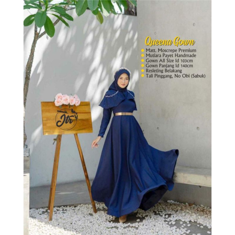 Baju Gamis Kondangan Mutiara Payet