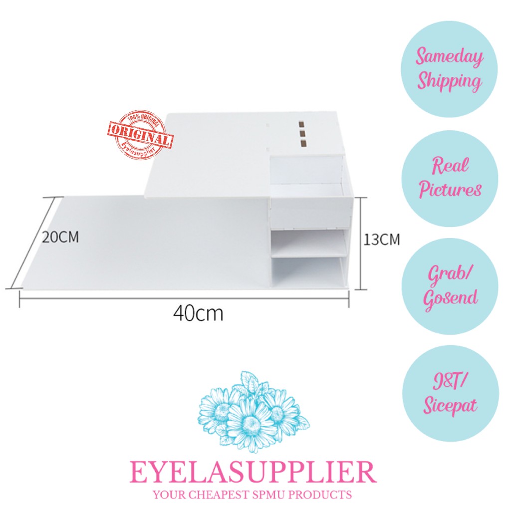 Drawer Organizer Eyelash Extension Rak Laci Alat Sambung Bulumata