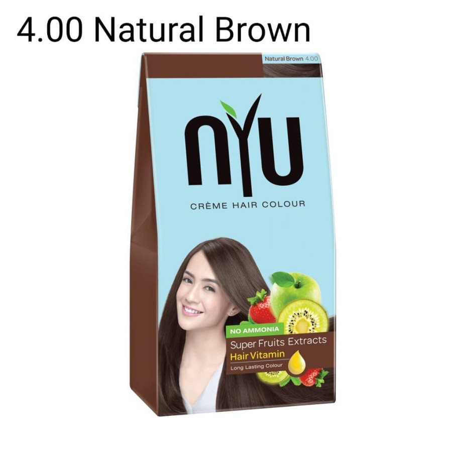 Pewarna Rambut NYU Natural Brown