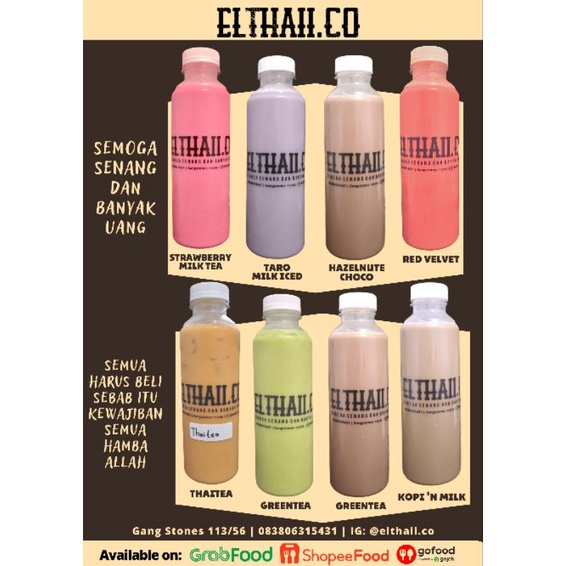 

Hazelnute Chocolate kemasan botol 250ml