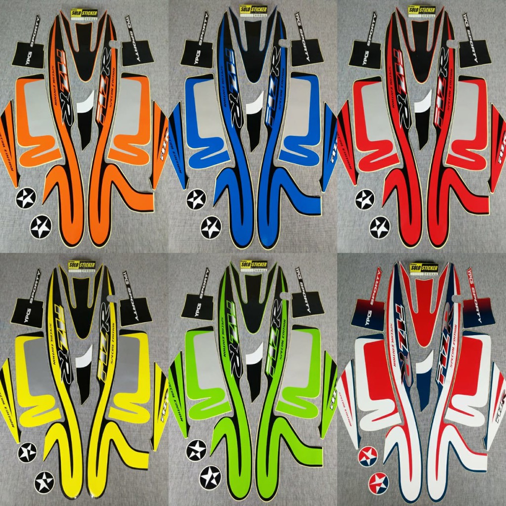 Bisa Cod Striping Sticker Variasi Yamaha F1zr Caltex Shopee