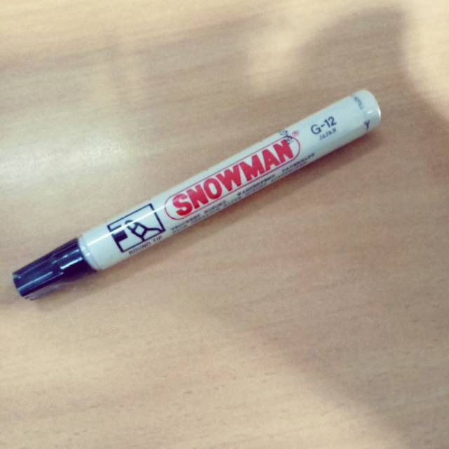 

Snowman Permanent marker