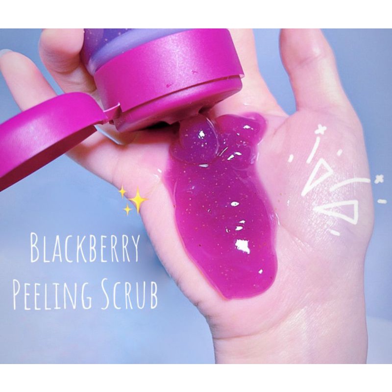 Blackberry Peeling Scrub Exfoliating Body Scrub Facial Scrub - Scrub Badan dan Muka