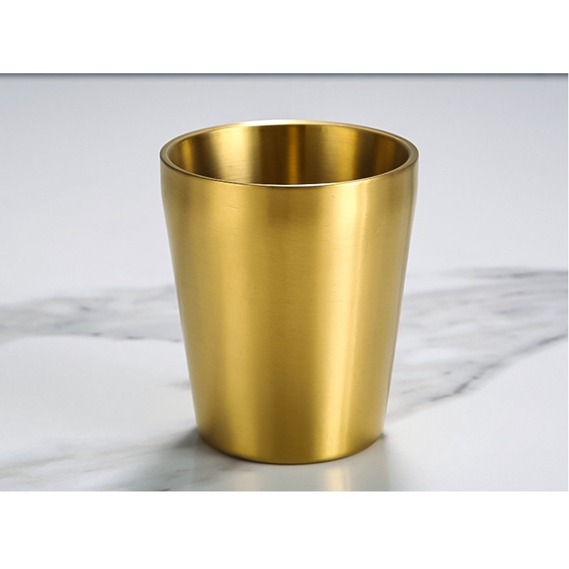 Mi.more Mug Stainless Steel 304 300ml Gold/Rosegold Double Layer