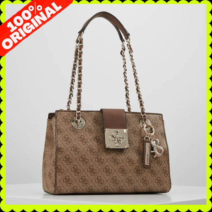 Tas Selempang Tas Guess Wanita Original Branded Store Terbaru BB201 - Brown keren terbaru import mur