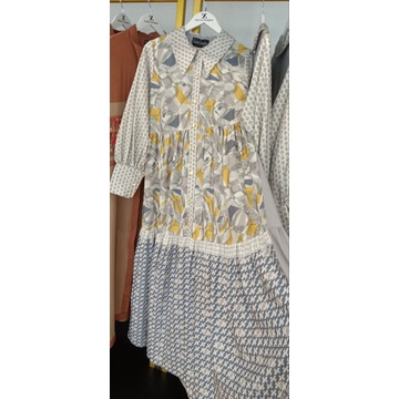 Lavella Dress Grey M by Zaskia Sungkar