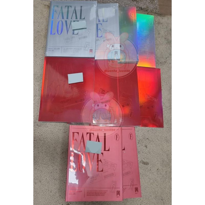 [READY STOCK] MONSTA X FATAL LOVE ALBUM SEALED FIRST PRESS