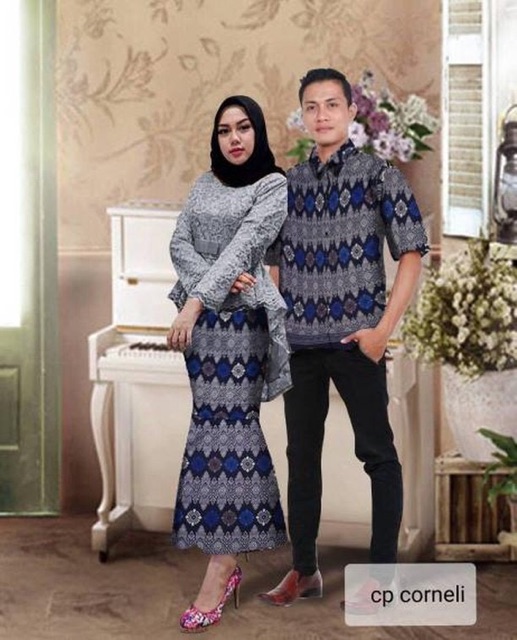 RESTOCK JC Cp corneli / Couple batik kebaya modern / Cp Wisnu