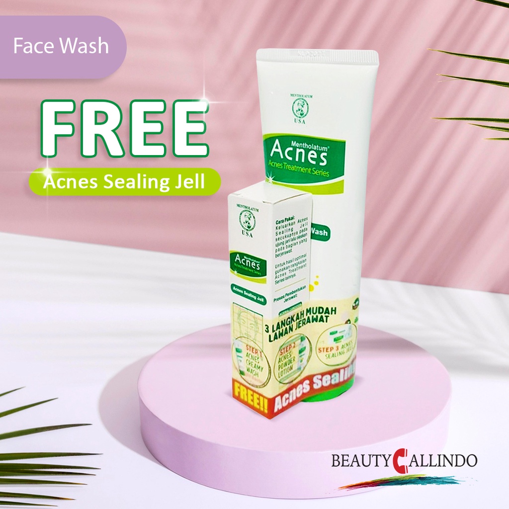 Acnes Creamy Wash | Pembersih Wajah Gel Jerawat