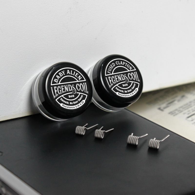COIL MLETEK BABY ALIEN FUSED CLAPTON 0.18 - 0.20 Ohm AUTHENTIC BY LEGENDS COIL