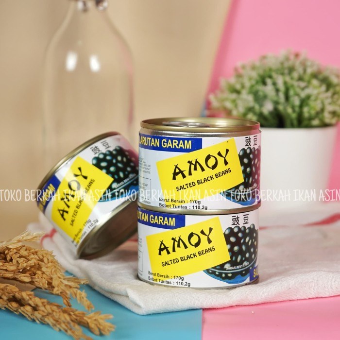 

q20w1q1qw Amoy Tausi Salted Black Beans 170Gr / Kacang Hitam Dscscv