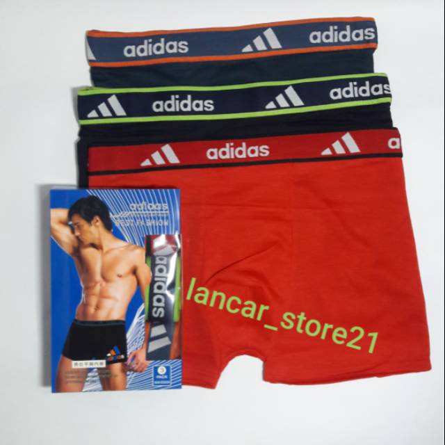 3PCS CELANA BOXER PRIA/CELANA DALAM MURAH