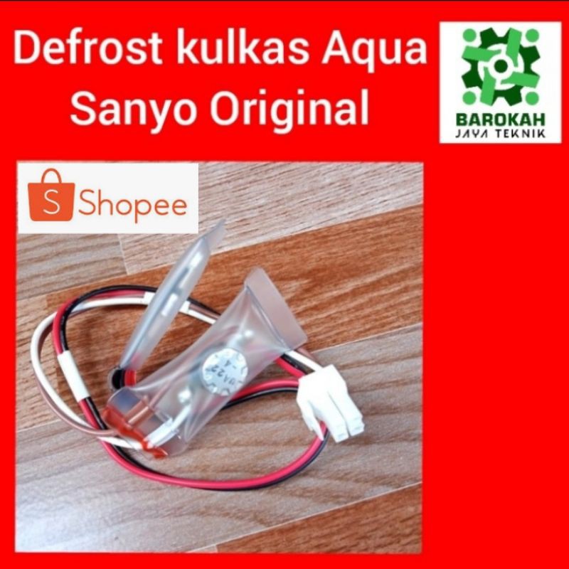 Defros defrost bimetal kulkas Aqua Sanyo 2 pintu