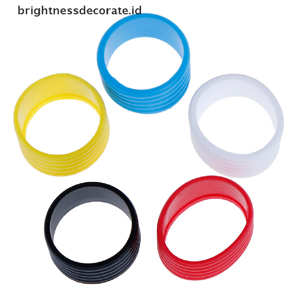 4pcs Ring Grip Raket Tenis Bahan Karet Stretch