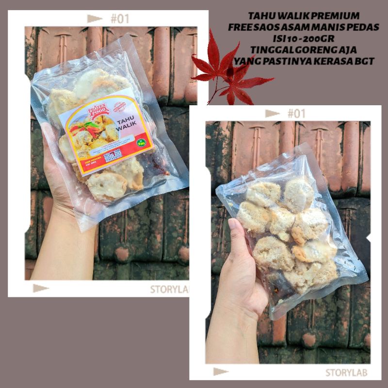 

(WAJIB ATC BUBBLE/KARDUS) TAHU WALIK PREMIUM + SAMBAL ASAM MANIS PEDAS