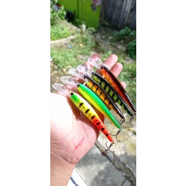 Minnow Muara Ikan Black bass - Umpan Casting / Troling ikan Black bass