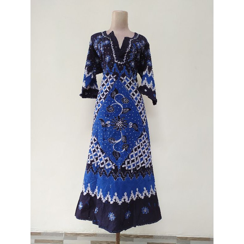 Daster Lengan Rempel Busui Batik Tulis asli Tuban Jawa Timur