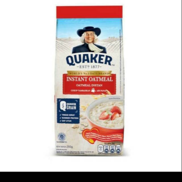 

QUAKER INSTAN OATMEAL 200 GRAM