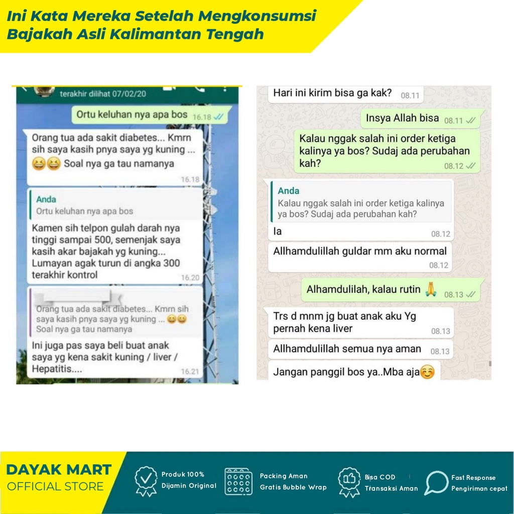 Akar Kuning Bajakah Kuning Asli Kalimantan Kualitas Super Premium Akar Bajakah Kayu Bajak Kayu Bajakah Akar Bajaka Obat Herbal Bajakah kalimantan Asli Diabetes Asam Lambung Urat Obat Maag Kencing Manis Gula Darah Liver Hepatitis Paling Ampuh Original 100%-6