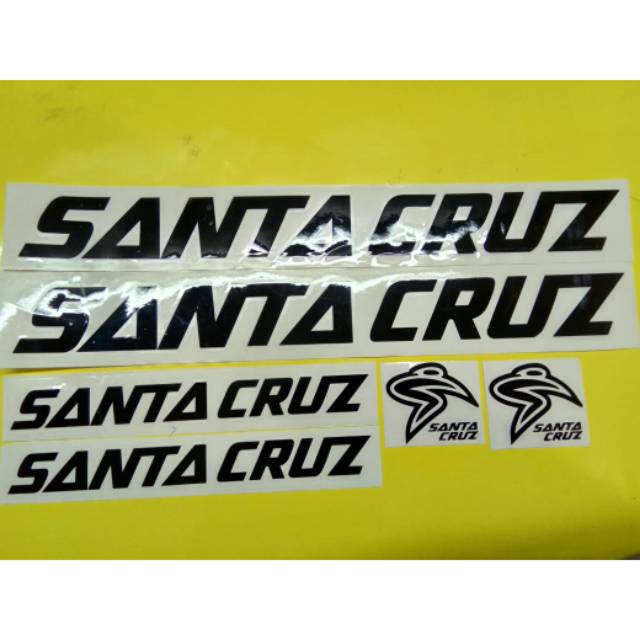 stiker sepeda santa cruz