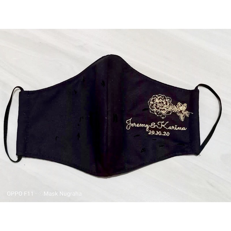 Masker Souvenir Pernikahan (custome)