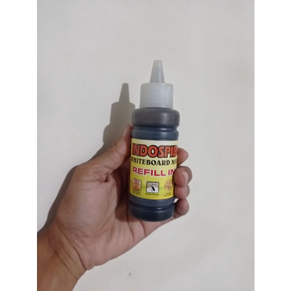 

Tinta Spidol Warna Hitam Boardmarker Untuk Papan Tulis Murah Berkualitas (ECER Per Botol 100 ml)
