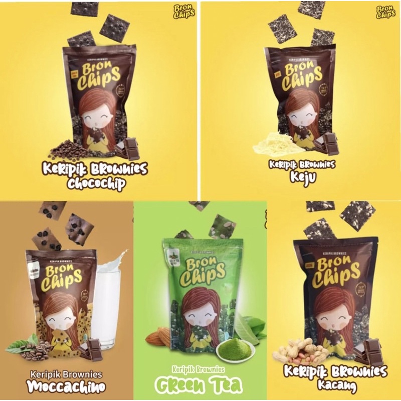 

[TERMURAH] Bronchips | Keripik Brownies | Brownies Kering