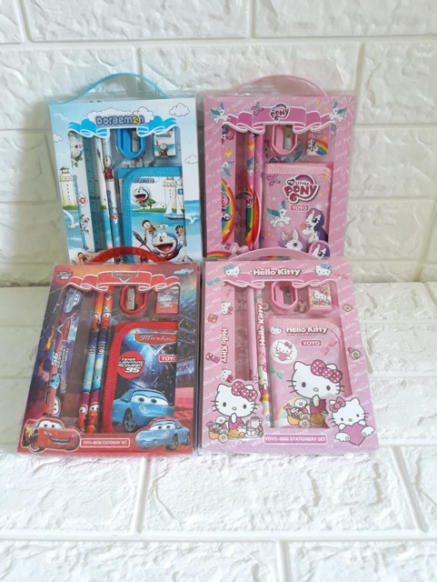 Set Alat tulis Anak / Study Set Dompet YoYo 8006