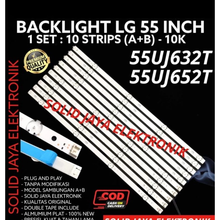 BACKLIGH TV LED LG 55UJ632T - 55UJ632 - LG55UJ632 T