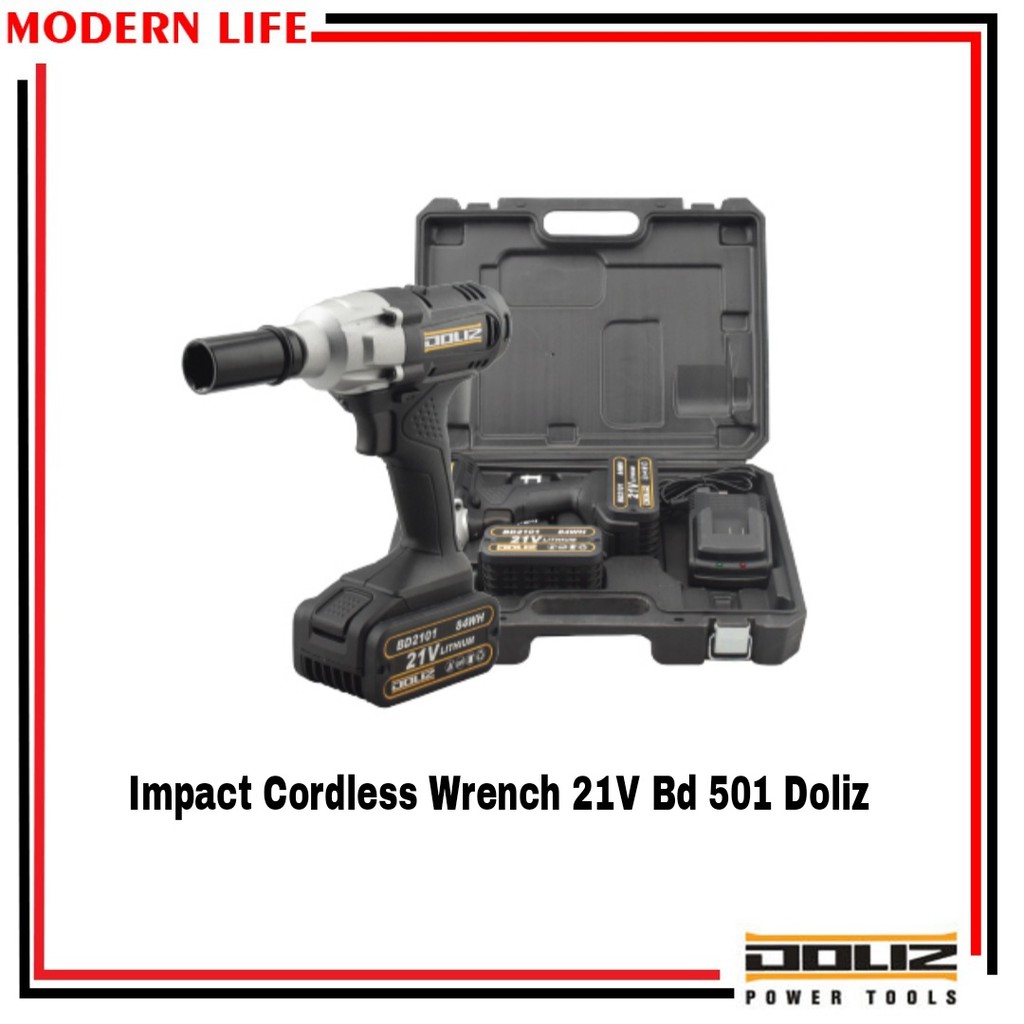 Bor Impact Wrench Bor Cordless Drill 21V DOLIZ BD 501 / BD501 / Bor Buka Baut / Bor Batre Baut