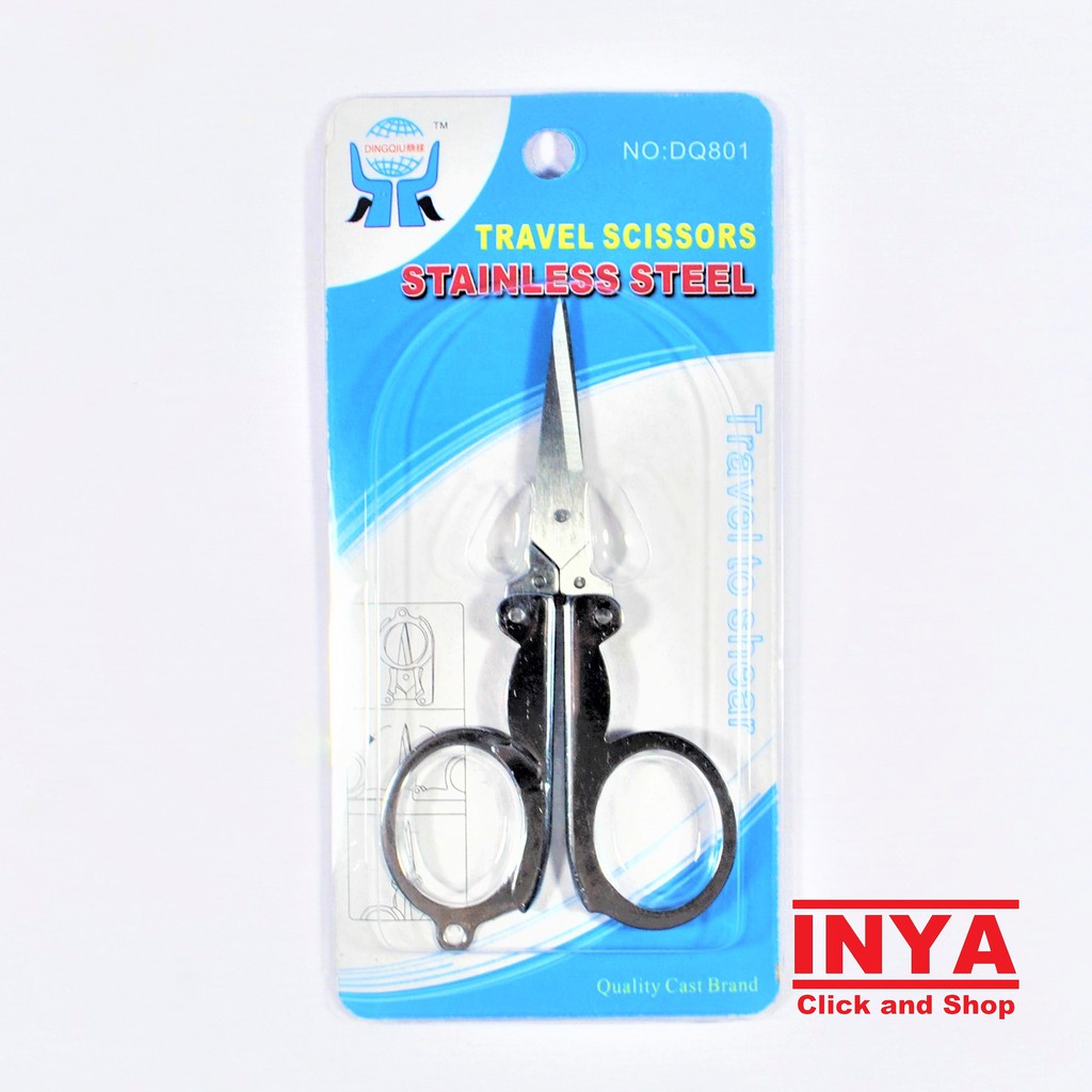 GUNTING LIPAT TRAVEL SCISSORS 11cm - GUNTING PORTABLE