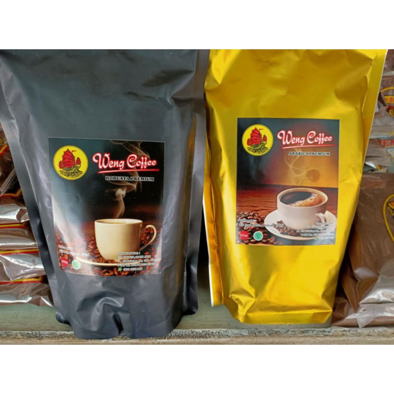 

Weng Coffee / Kopi Khas Pontianak / Kopi Bubuk Arabica / Kopi Robusta / Oleh oleh khas Pontianak / Oleh oleh khas Kalbar