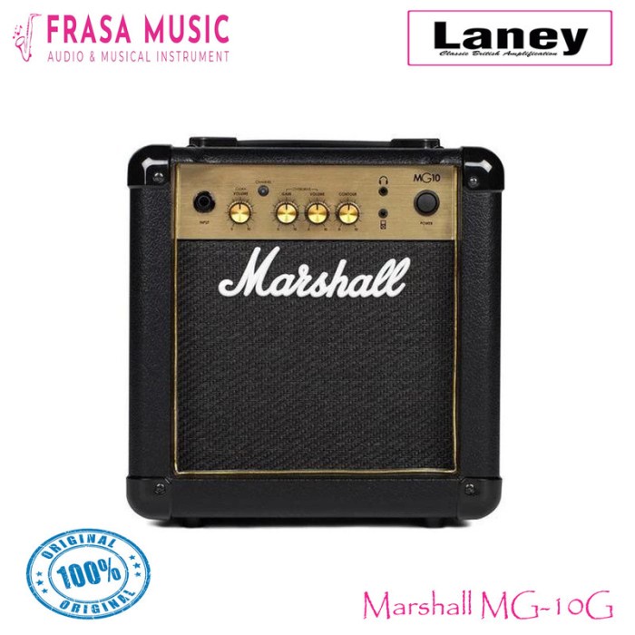 bass-gitar-amplifier- ampli gitar marshall mg10 / mg 10g / mg-10 gold guitar amplifier -amplifier-