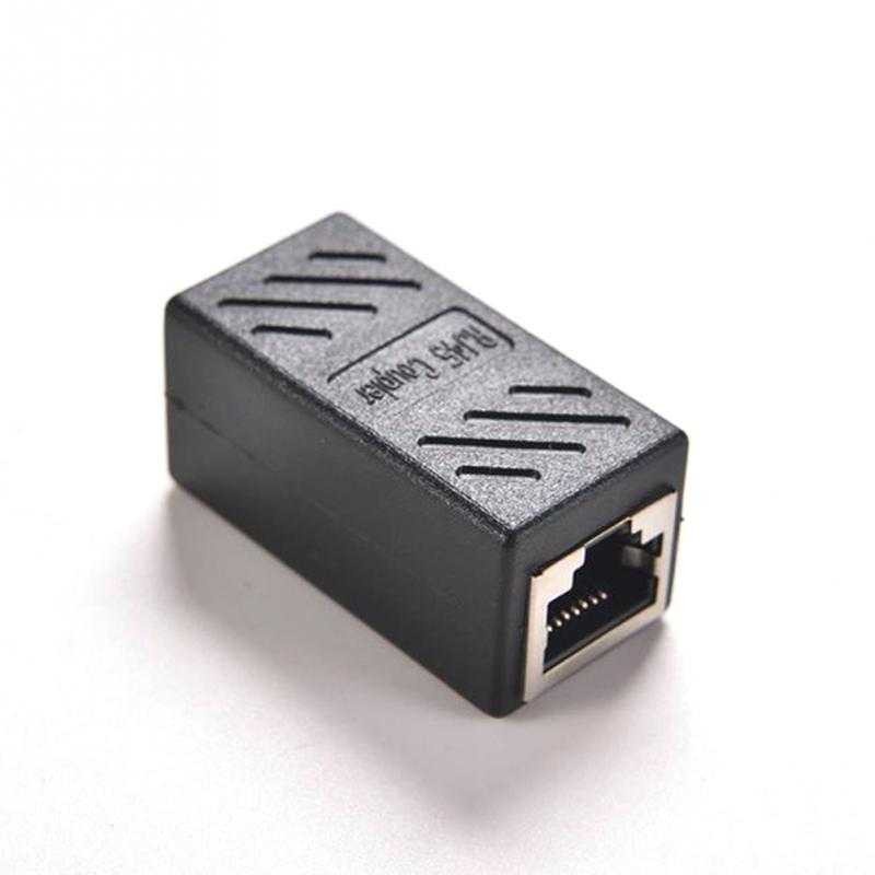 Kepala Adapter LAN Connector Kabel Jaringan RJ45 Female Female Cat6