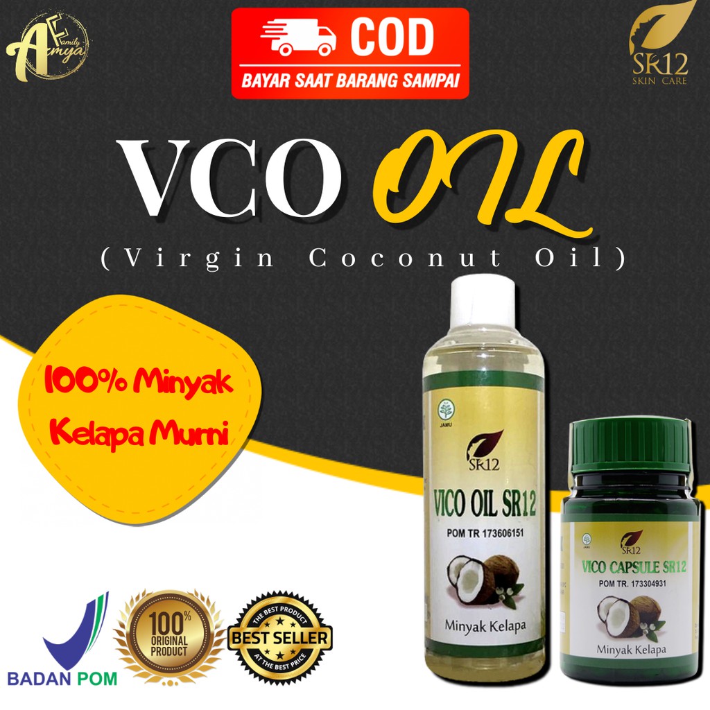 IMUN BOOSTER !! VCO MINYAK KELAPA MURNI SR12 / VICO VIRGIN