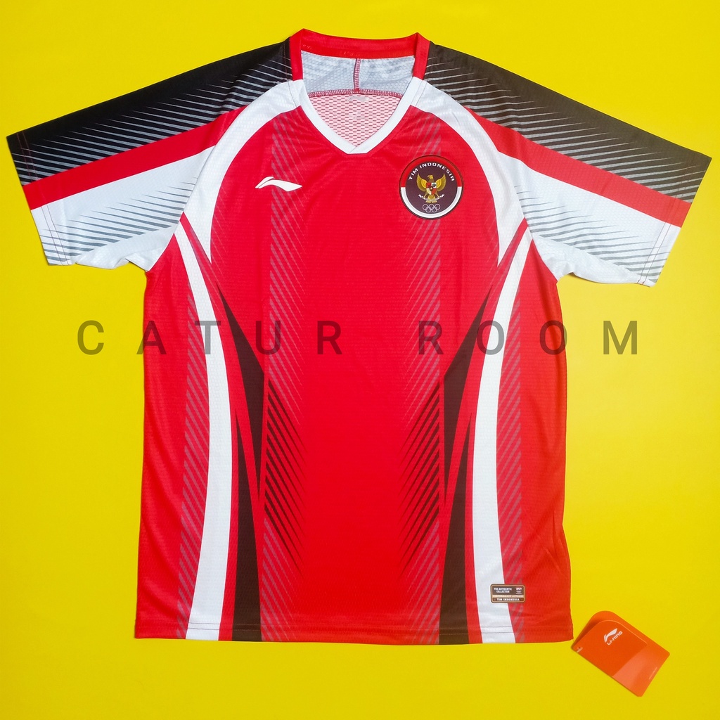 JERSEY OLIMPIADE TOKYO 2020 ORIGINAL LI-NING (MERAH)