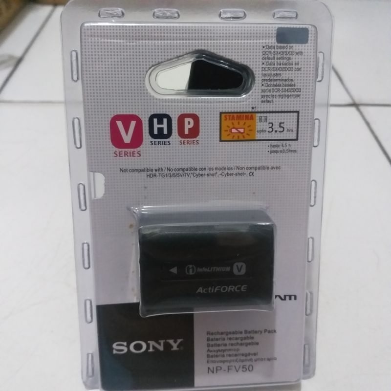Baterai Sony DCR-CX230, CX380, CX430, PJ380, PJ650