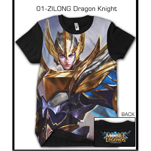 BAJU KAOS DISTRO CUSTOM PRINTING 3D MOBILE LEGEND ZILONG-1