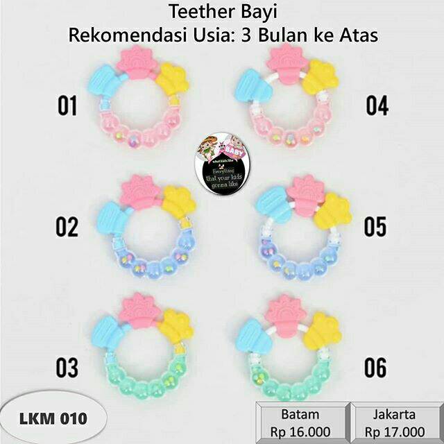 TEETHER BAYI 3+ BULAN