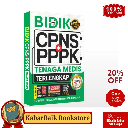 BUKU BEST SELLER !!BIDIK CPNS + PPPK TENAGA MEDIS Terlengkap By Forum Edukasi