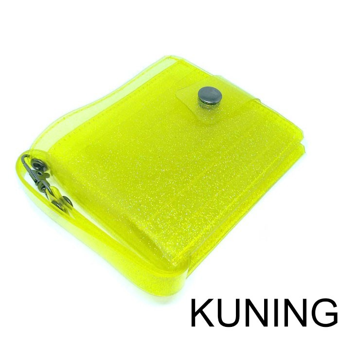 MEIMEISHOP DOMPET KOIN LIPAT PVC KPOP TRANSPARAN DOMPET KOREA DOMPET WANITA LOKAL BATAM MURAH