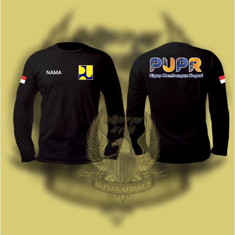 KAOS PUPR,kaos terbaru pupr lengan panjang