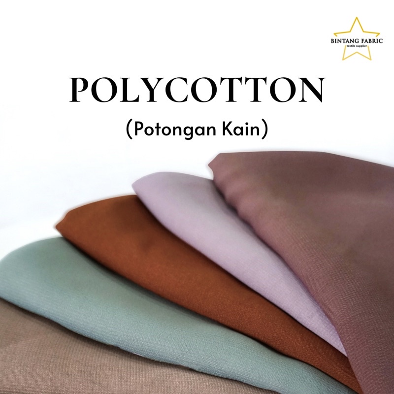 Jual Bahan Kain Potongan Polycotton Fine Shopee Indonesia