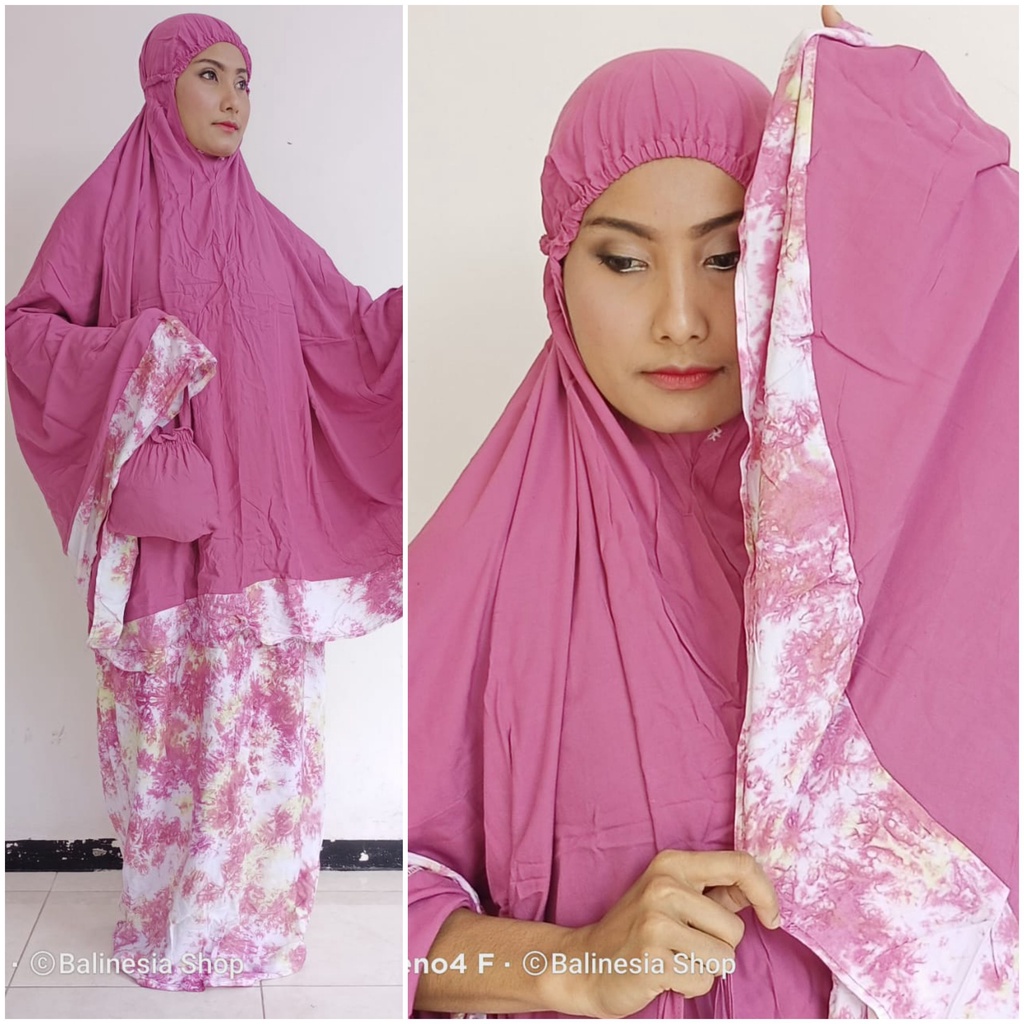 MUKENA BALI SMOKE BAWAH KATUN RAYON