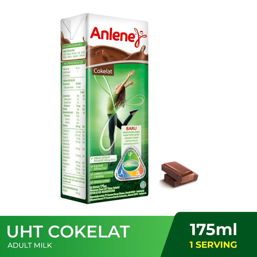 

Anlene UHT Cokelat - Susu Cair Siap Minum 175 ml