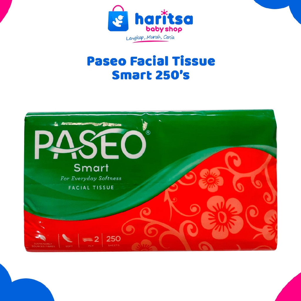 Paseo Smart Soft Tissue 250'S Refill / Tisu Wajah