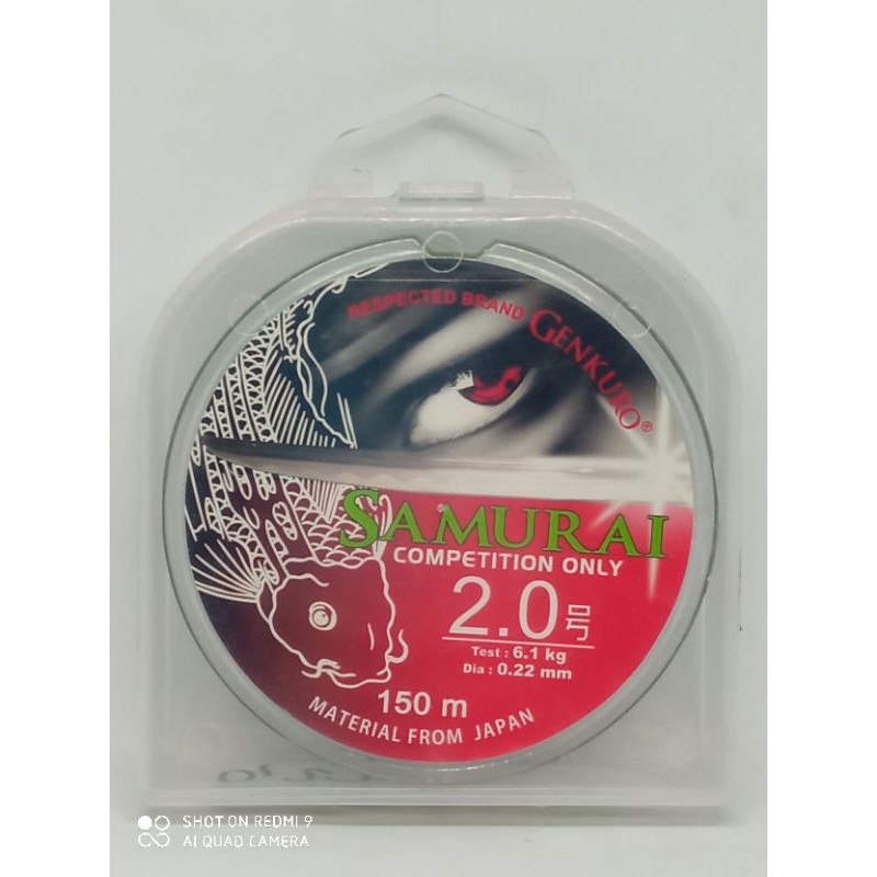 Tali Pancing Samurai No.0,22 mm ( Panjang 150 m )