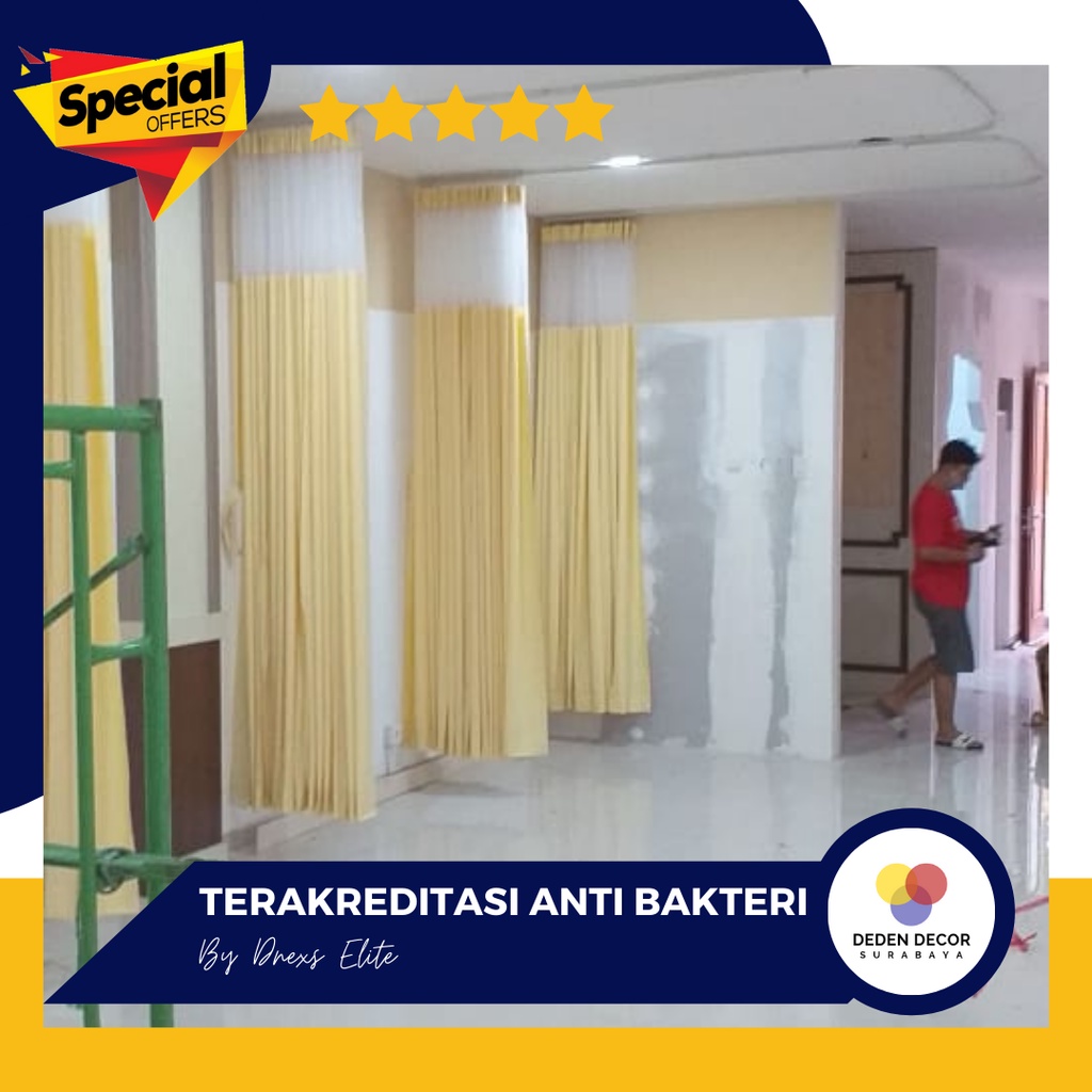Tirai Anti Bakteri / Gorden Rumah Sakit Anti Bakteri