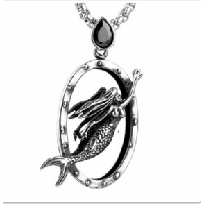 Kalung Panjang Dengan Liontin Gaya hip hop punk Untuk Pria